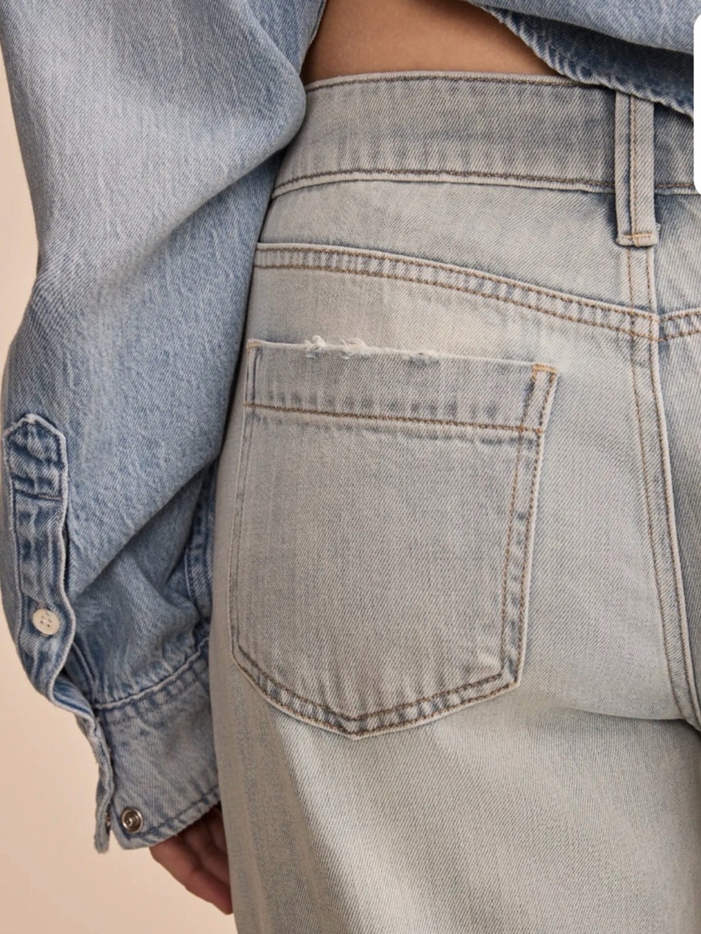 Lucky Brand Light Wash Wide Leg Palazzo Women’s Jeans -26 - Picture 4 of 15
